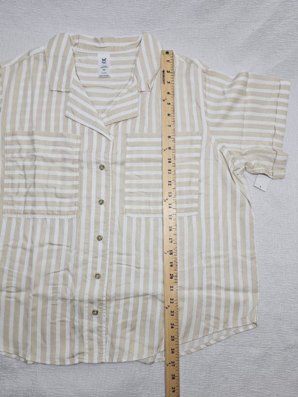 Member's Mark Women's Short Sleeve Tencel Camp Shirt Size XXL - Picture 5 of 9